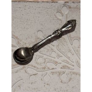 Gorham silver mini sugar spoon brooch